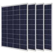 MIGHTY MAX BATTERY Polycrystalline Solar Panel, 100 W, 12V, MC4 MAX3990138